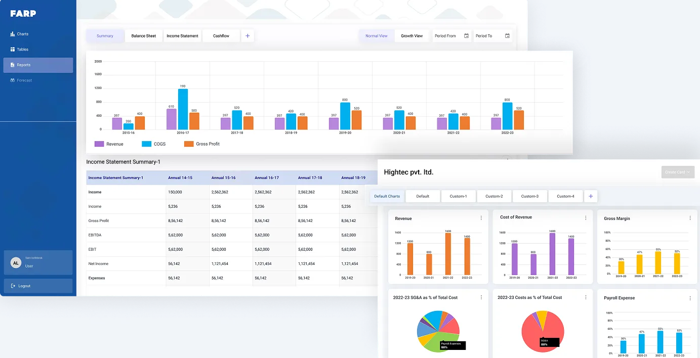 Financial Analytics and Reporting Tool